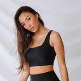 Black Olivia Swim Crop