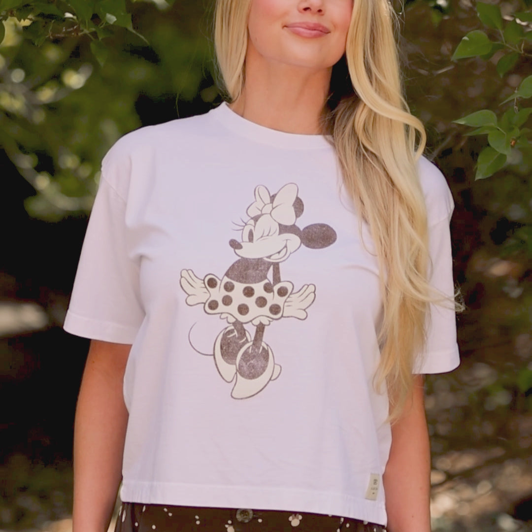 Disney Minnie Mouse Perfect Tee, White