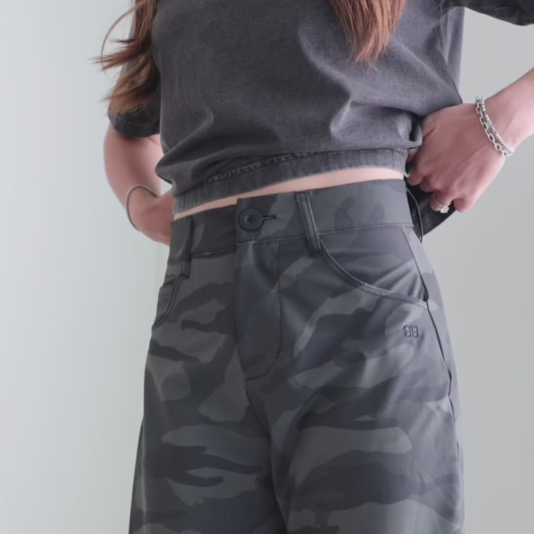 City Barrel Pants, Camo