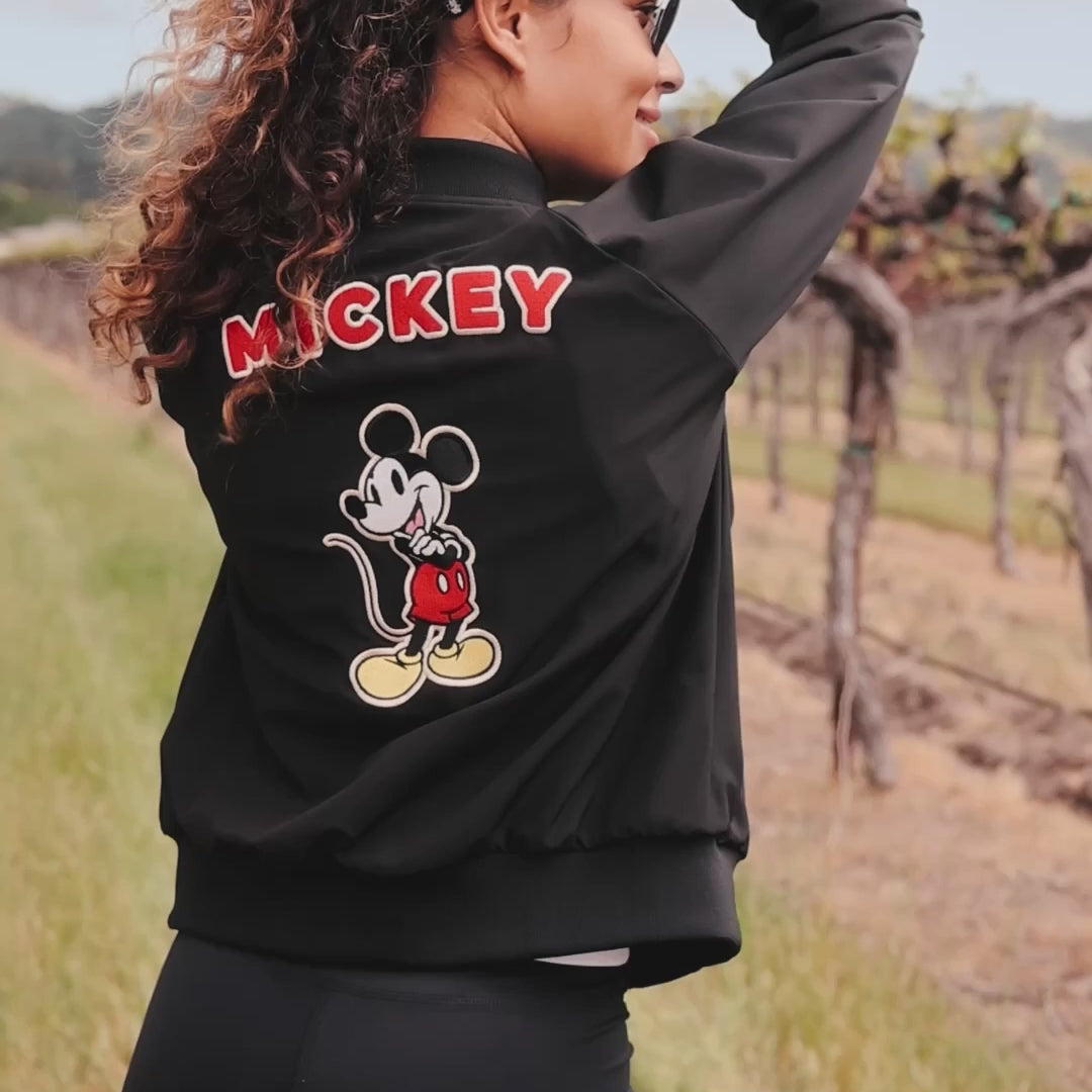 Disney Bomber Jacket, Black