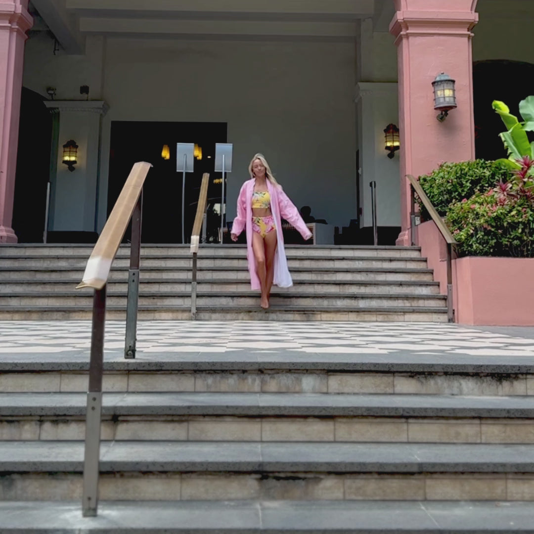 Peony Butter Olivia Swim Crop