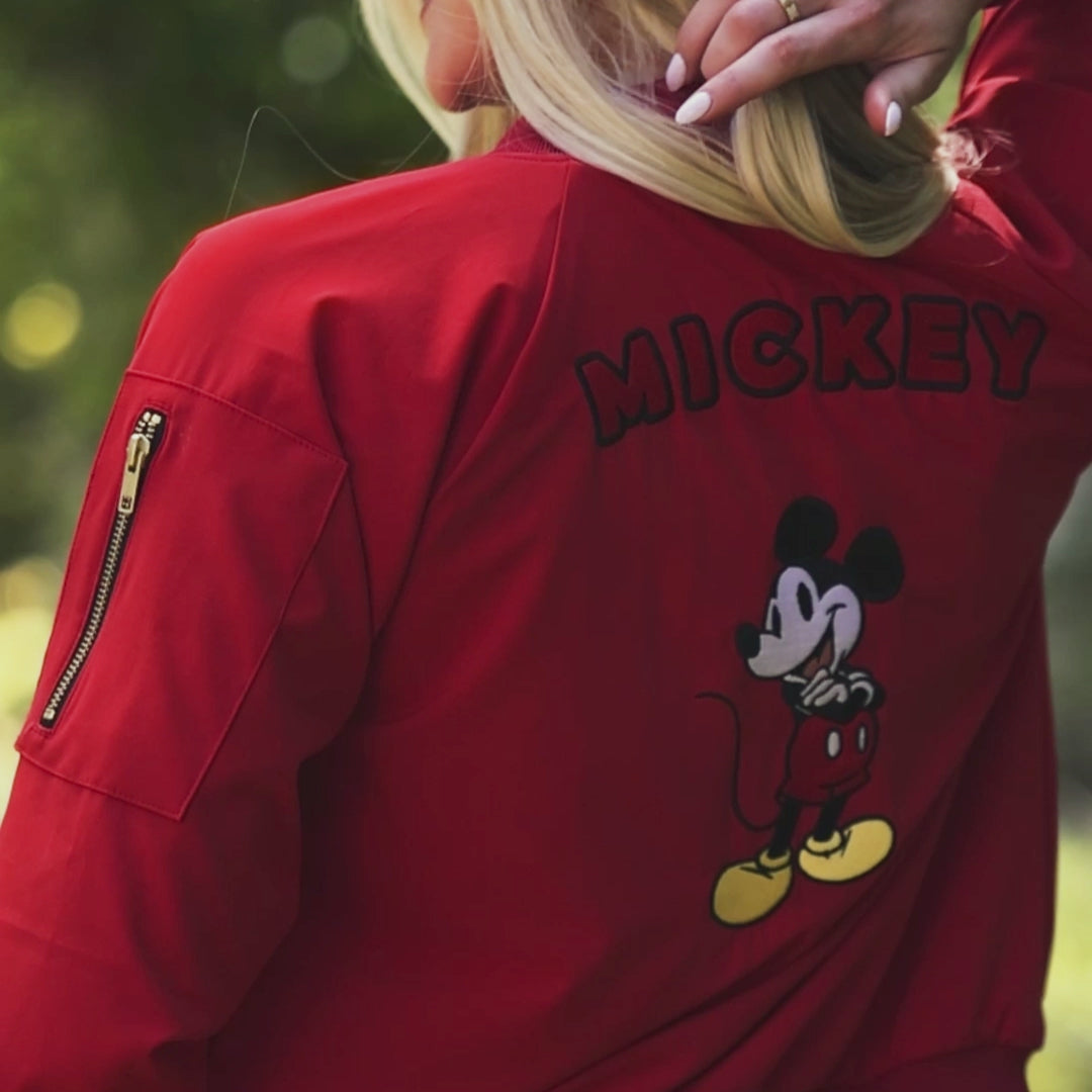 Disney Bomber Jacket, Red