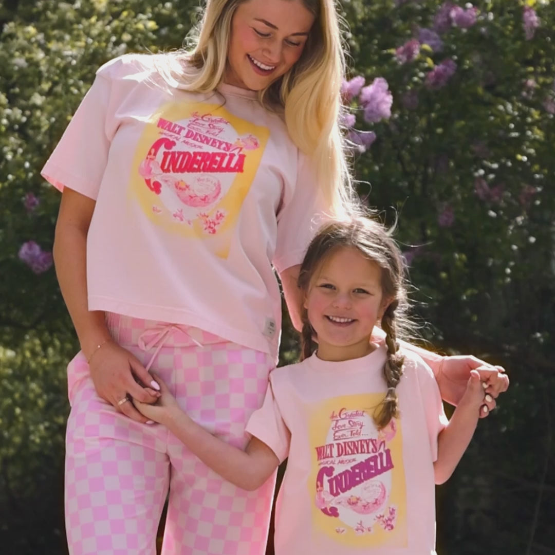 Mini Disney Cinderella Perfect Tee, Pink