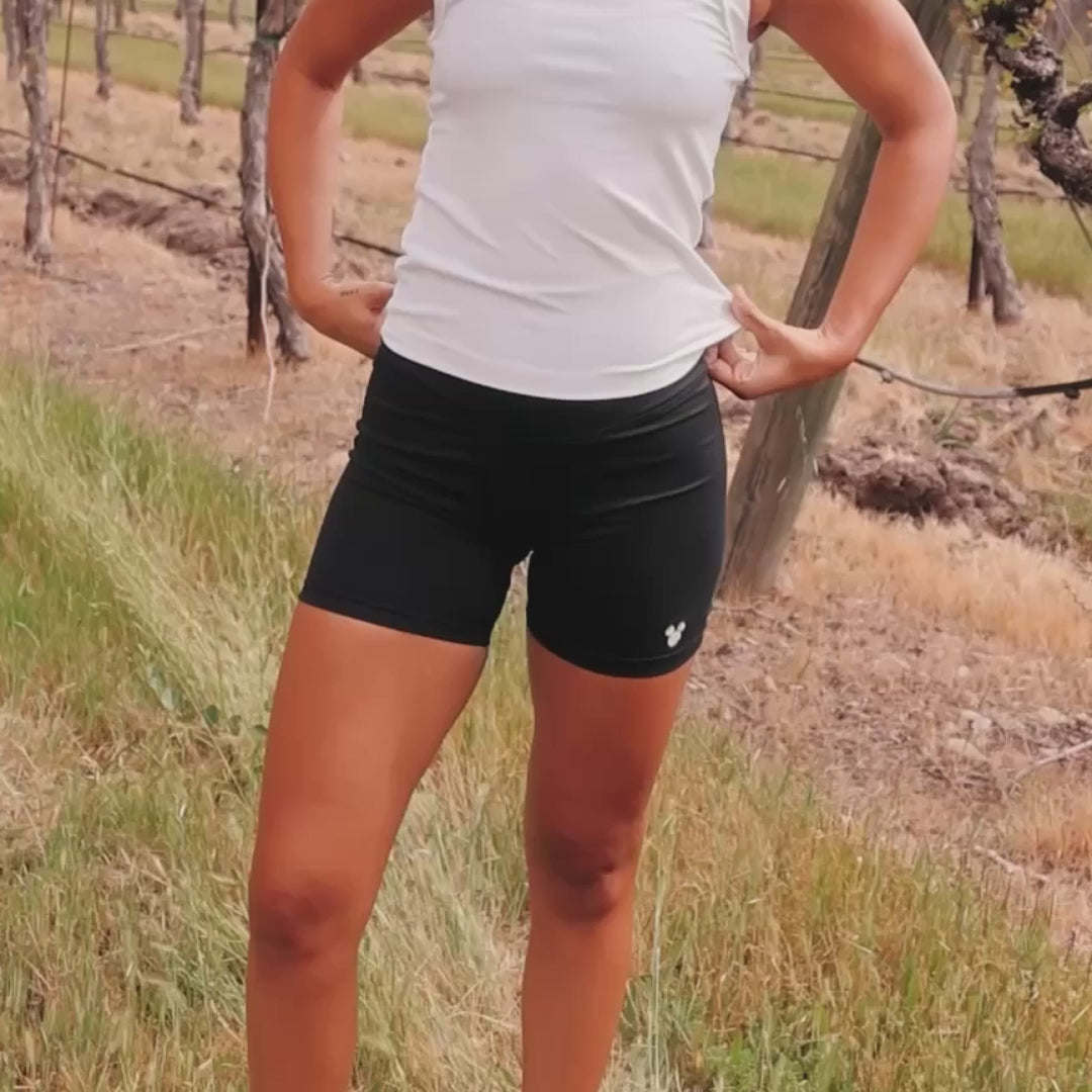 Disney Mickey Biker Shorts, Black