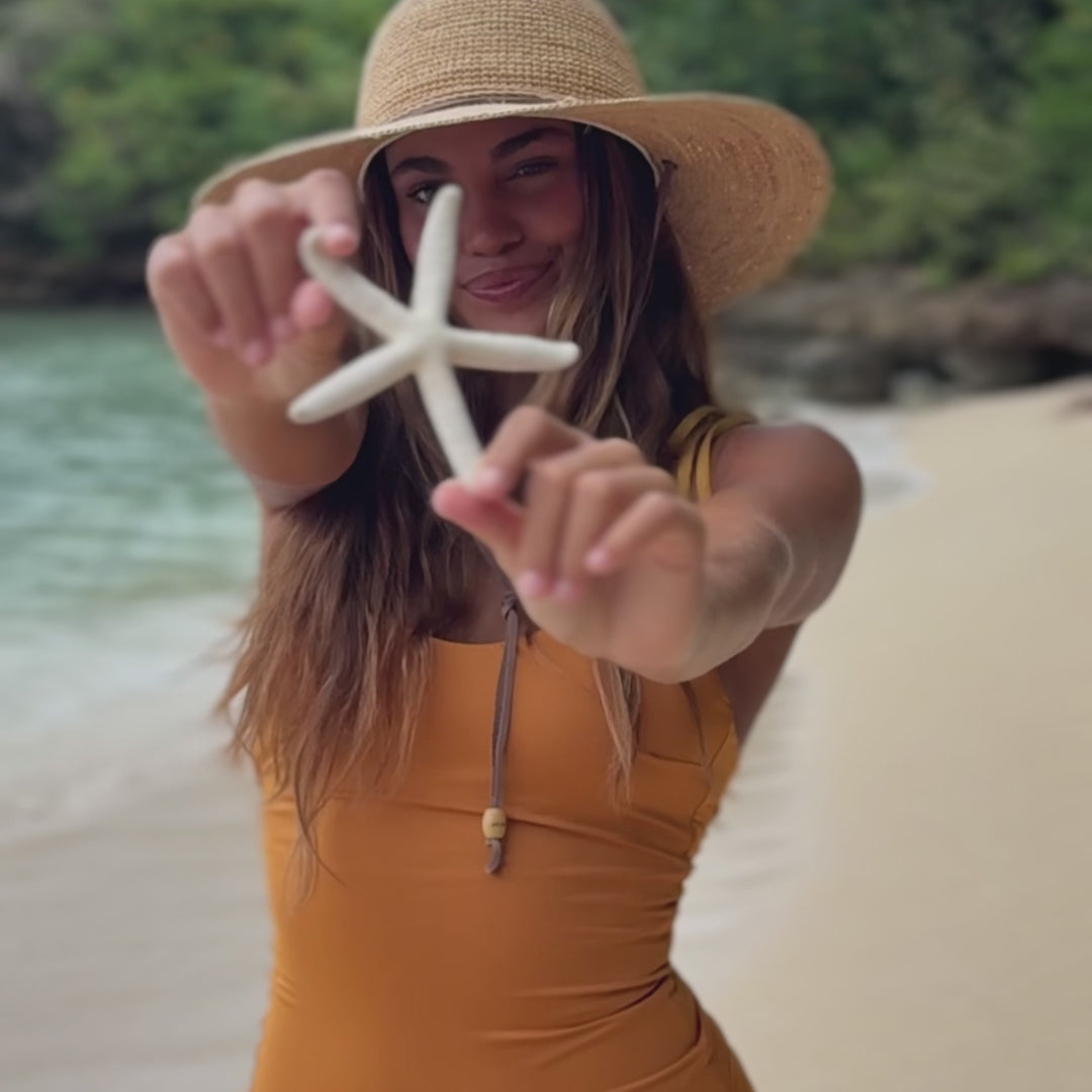 The Natalie One-Piece, Mustard