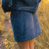 Canyon Fleece Skirt, Navy