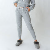 Travel Joggers, Heather Grey