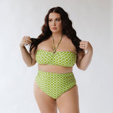 Echo Swim Top, Mod Lime