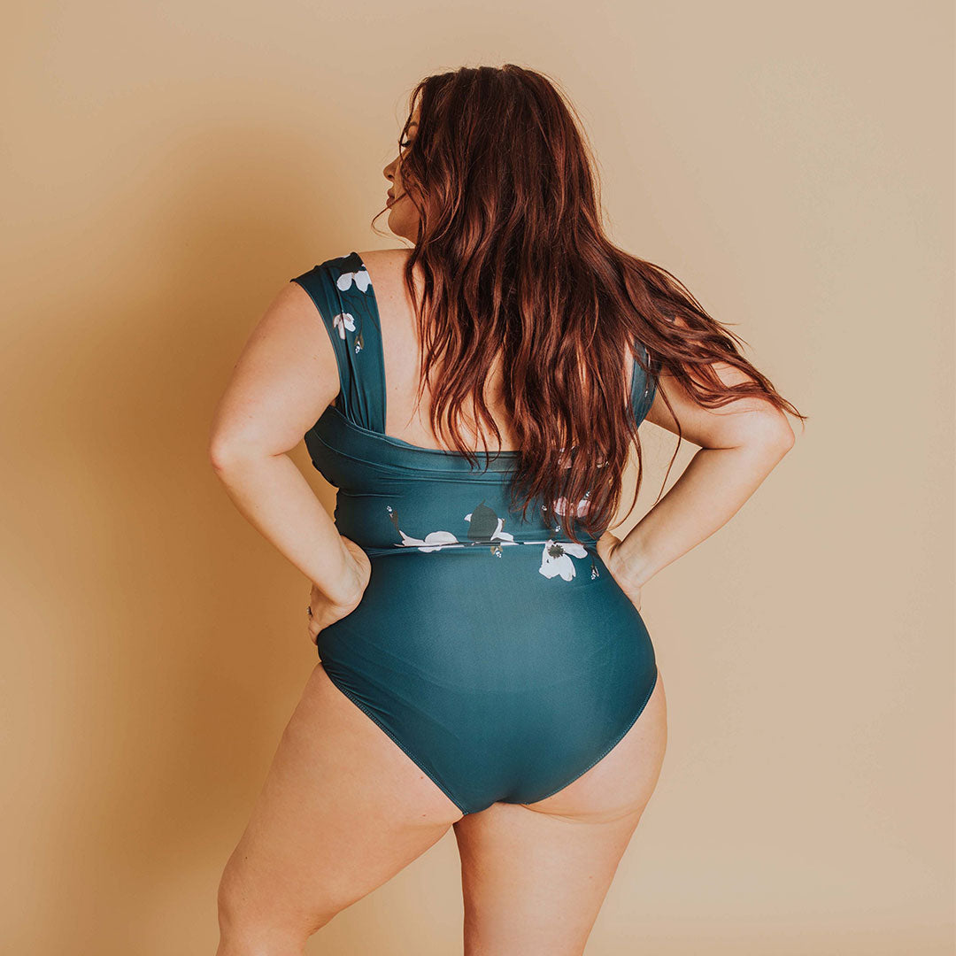 The Victoria Off Shoulder One-Piece Swimsuit - Albion Fit