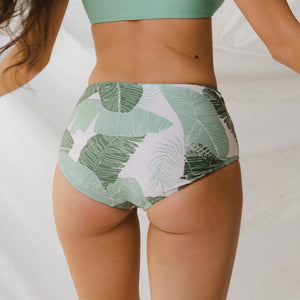 back view of Palm High-Waisted Bottoms swimsuit