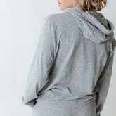 Travel Hoodie, Heather Grey