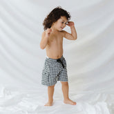 Houndstooth Jr. Swim Trunks