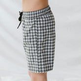 Houndstooth Jr. Swim Trunks