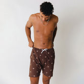 Wind and Sea Shorts, Chocolate Palm