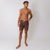 Wind and Sea Shorts, Chocolate Palm