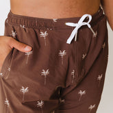 Wind and Sea Shorts, Chocolate Palm