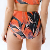 Palm Coral High-Waisted Bottoms