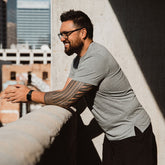 Men's Classic Tee, Heather Grey