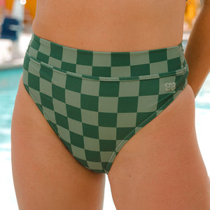 Green Check Almost Cheeky Bottoms