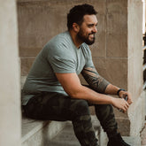 Men's Classic Tee, Heather Grey