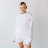Boyfriend Hoodie, White