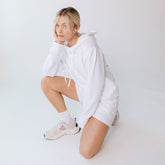 Boyfriend Hoodie, White