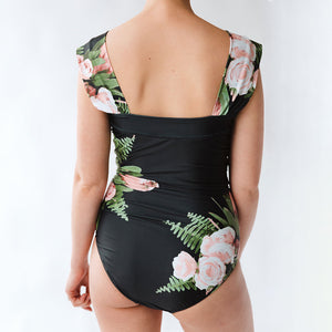 The Tiffany Off Shoulder One-Piece Swimsuit