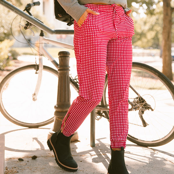 J.Crew: Wide-leg Pant In Drapey Gingham For Women