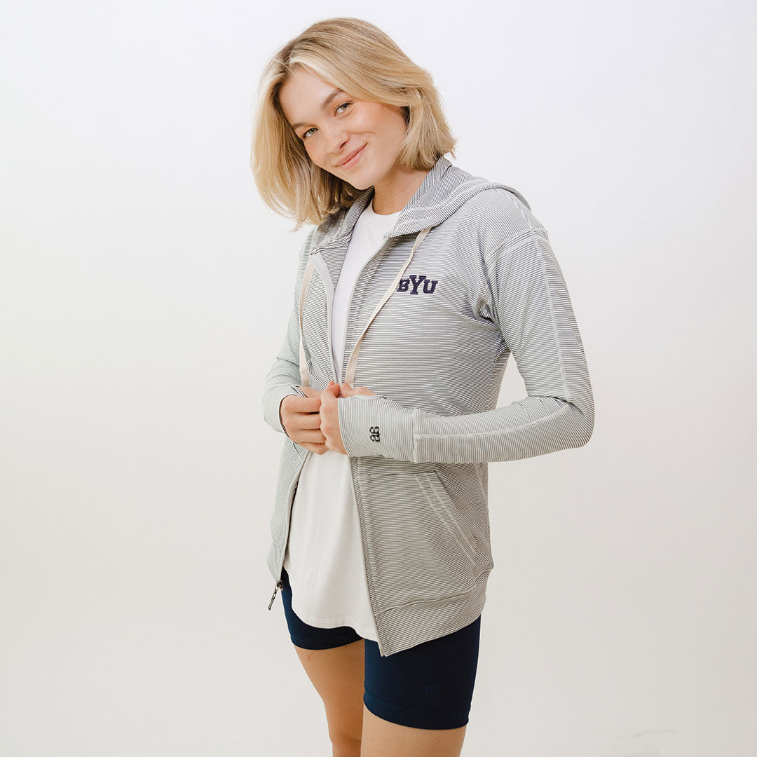 Byu zip store up hoodie