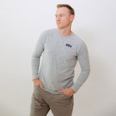 BYU Men's Campus Crew, Heather Grey