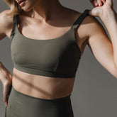 Momentum Bra, Olive