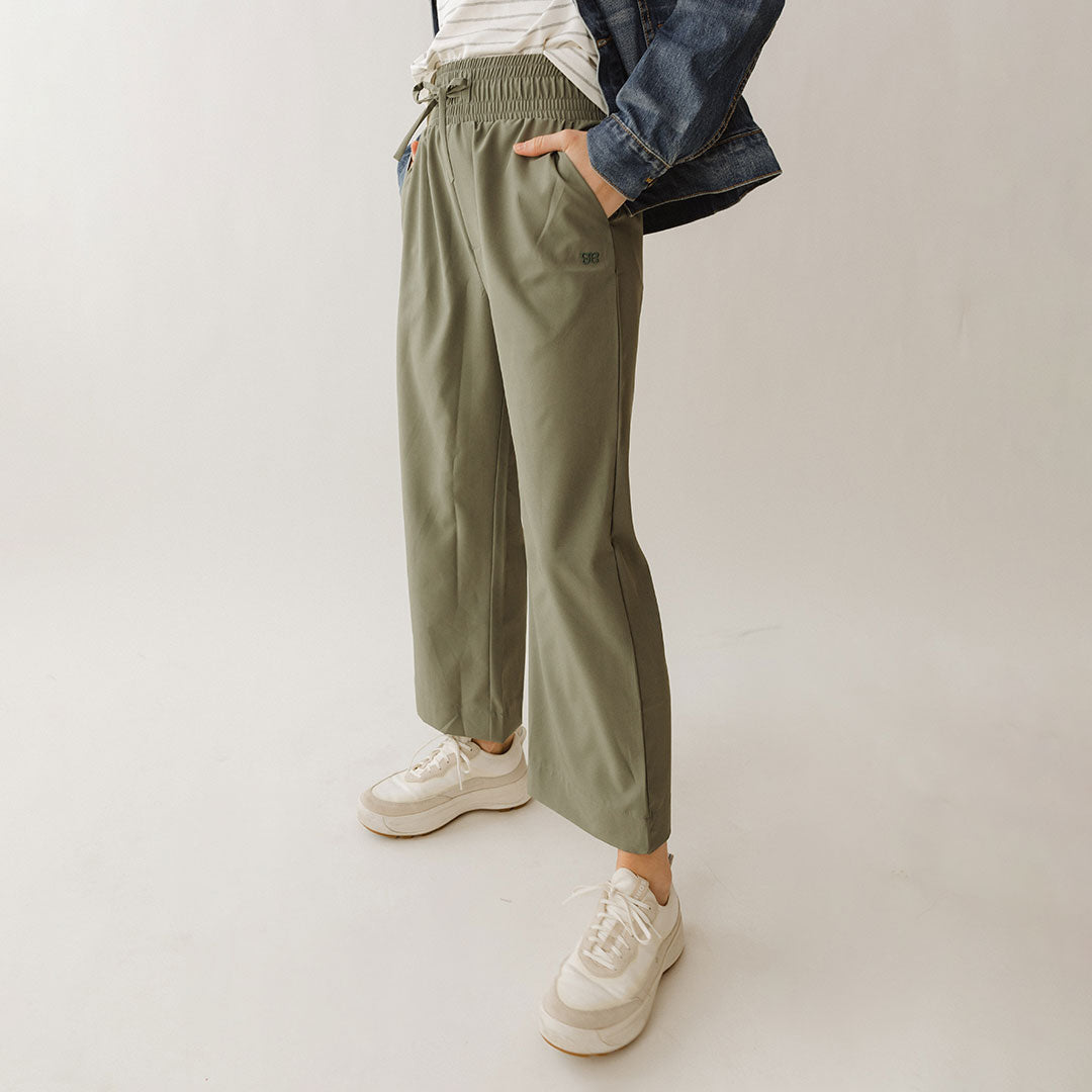 [Dear John] Audrey Wide Leg Pant-Toffee main image 1