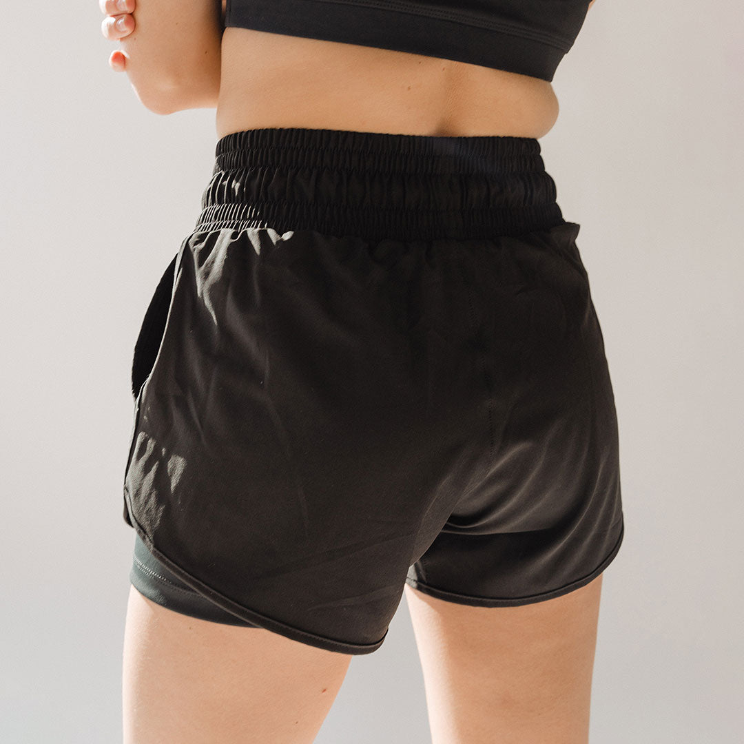 Black Lunge Shorts - Albion Fit