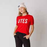 Utah Boyfriend Tee, Red Utes