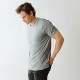 Men's Classic Tee, Heather Grey