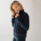 The Gotta Run 1/4 Zip, Navy