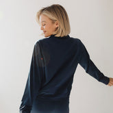 The Gotta Run 1/4 Zip, Navy