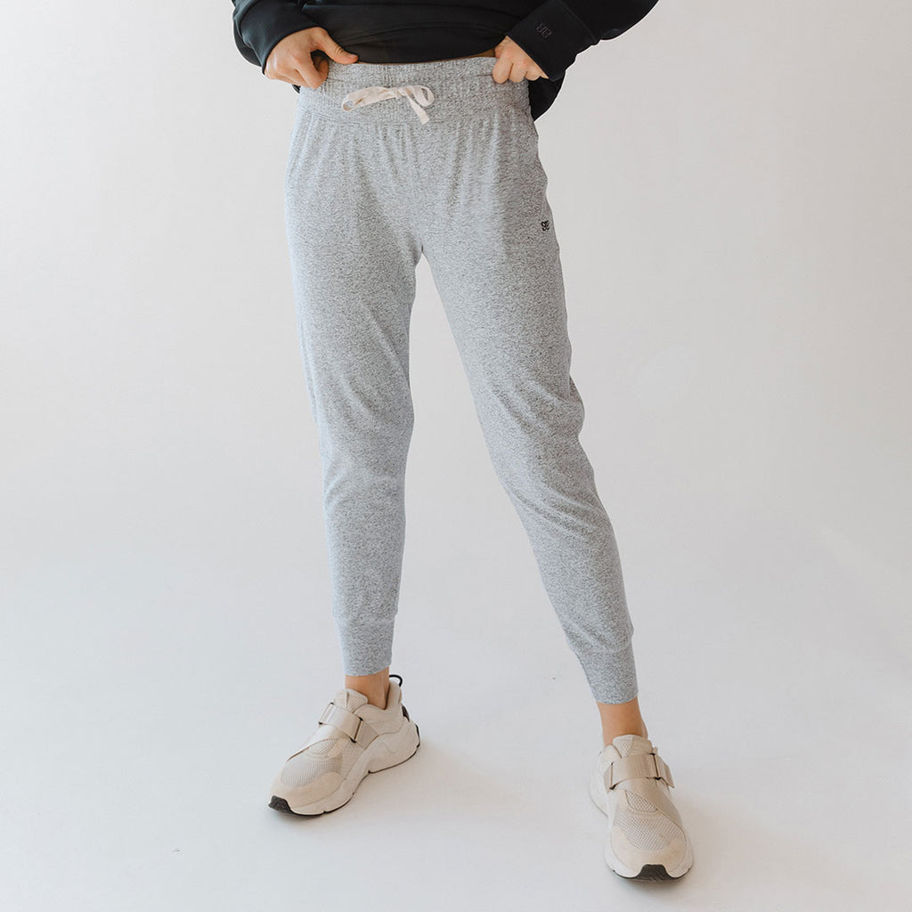 LE Sport Joggers- Heather Grey  Hardcore workout, Joggers womens, Joggers