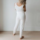 Serenity Tank Jumpsuit, Ivory