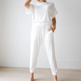 Serenity Harem Joggers, Ivory