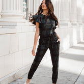 9 to 9 Jumpsuit, Mistletoe