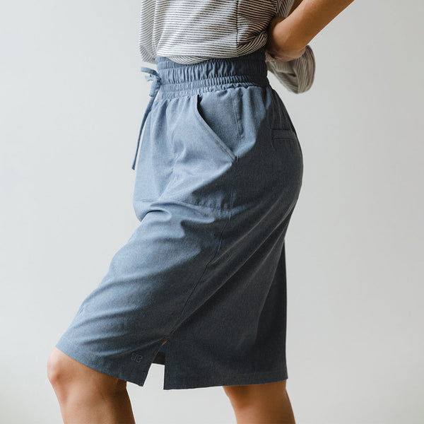 The Away Skirt, Light Chambray - Albion