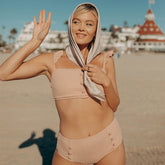 Blush Monroe Swim Crop