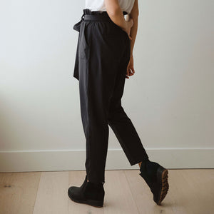 Buy Womens Casual Loose Paper Bag Waist Long Pants Trousers with Bow Tie  Belt Pockets Online at desertcartINDIA