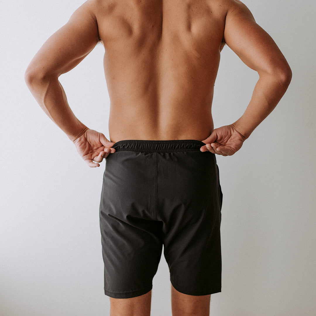 Wind and Sea Shorts, Black - Albion Fit