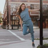 Dusk Blue Jumpsuit