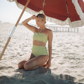 Echo Swim Top, Mod Lime