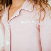 Pink Lounge Pajama Button Down Top Kids for Girls