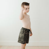 Camo Jr. Swim Trunks