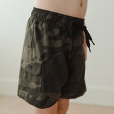 Camo Jr. Swim Trunks